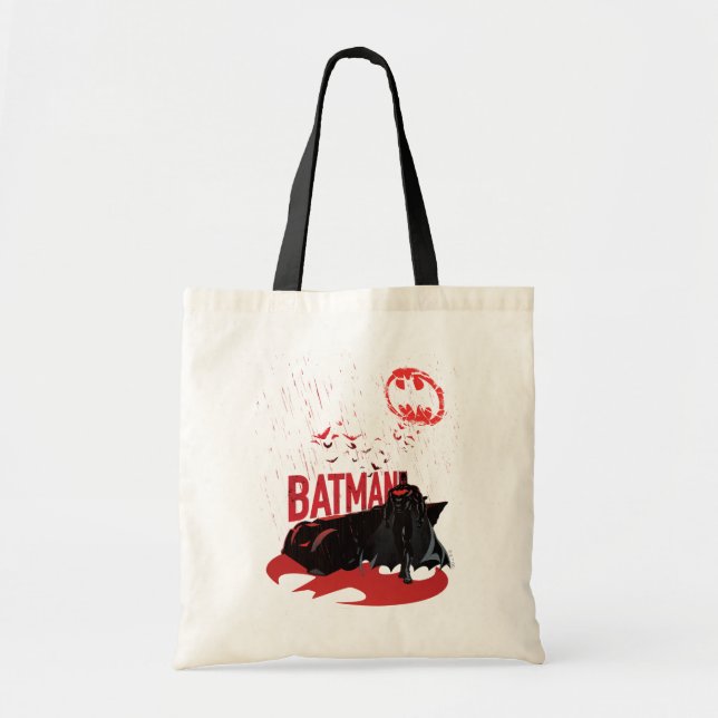 Bolsa Tote Batman Chuva Carmesim (Frente)