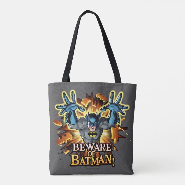 Bolsa Tote Batman| Cuidado com Batman (Verso)