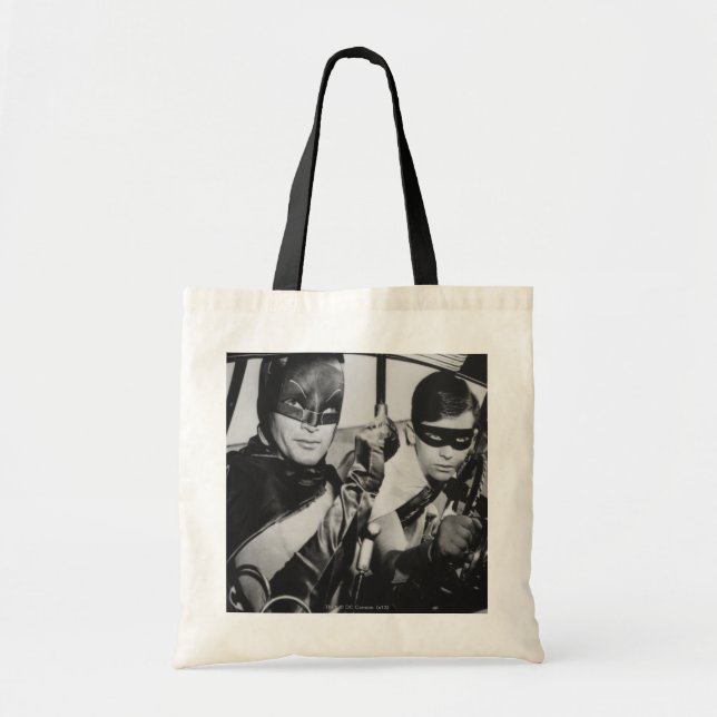 Bolsa Tote Batman e Robin In Batmobile (Frente)