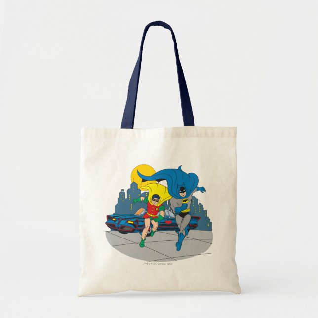 Bolsa Tote Batman E Robin Running (Frente)