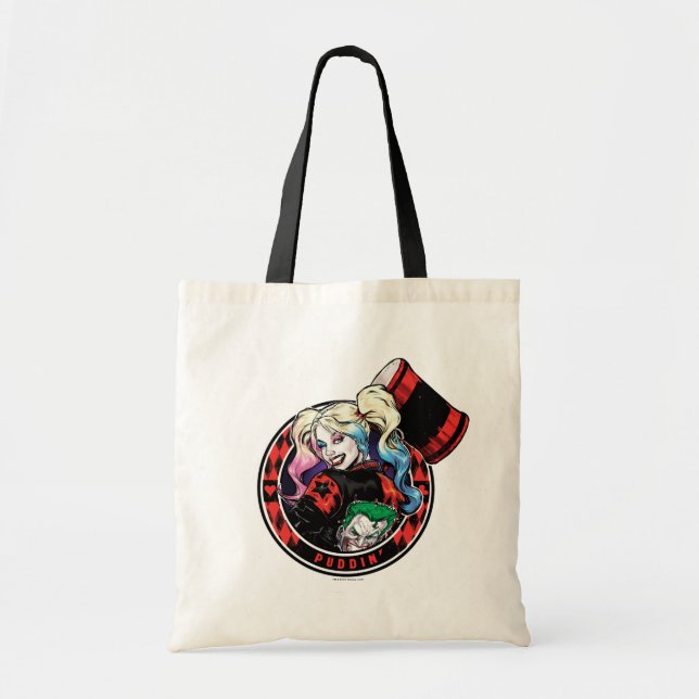 Bolsa Tote Batman | Harley Quinn Winking Com Mallet (Frente)