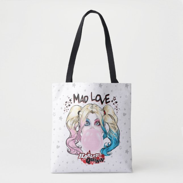 Bolsa Tote Batman | Mad Love Harley Quinn Chew Bubble Gum (Frente)