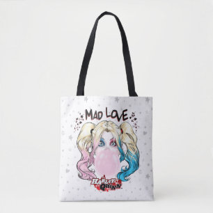 Bolsa Tote Batman   Mad Love Harley Quinn Chewing Bubble Gum