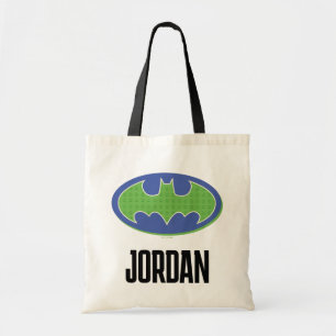 Bolsa Tote Batman Símbolo roxo e verde