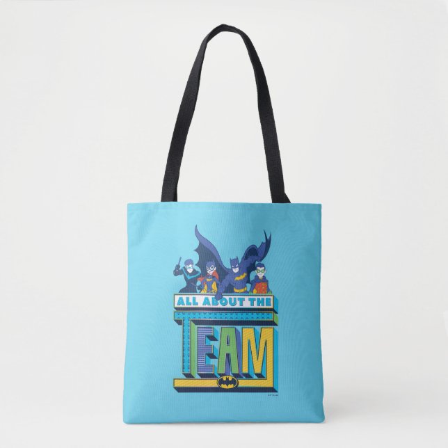 Bolsa Tote Batman | Toda A Equipe (Frente)