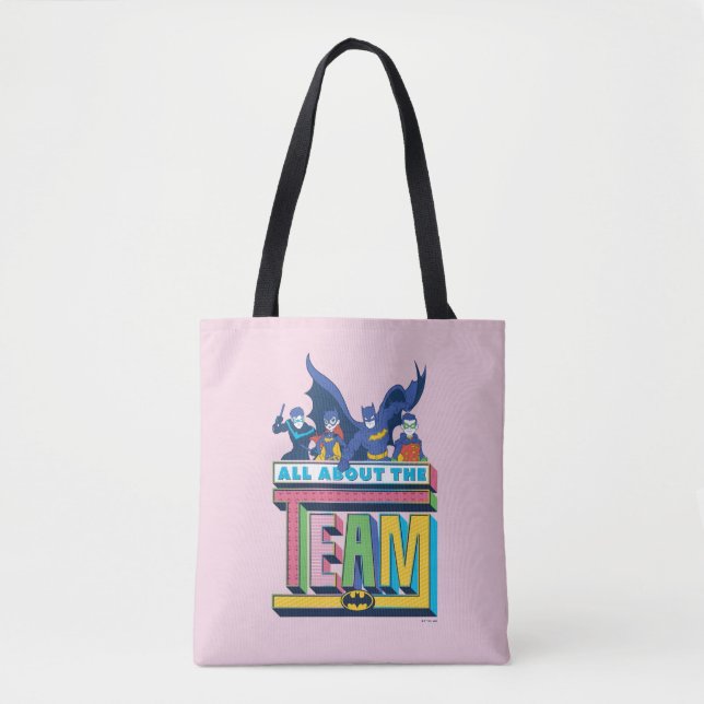 Bolsa Tote Batman | Toda A Equipe (Frente)