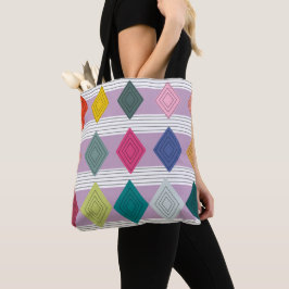 Bolsa Tote Bauhaus Diamond Quilt