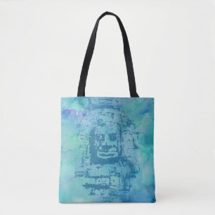 Bolsa Tote Bayon Face Blue