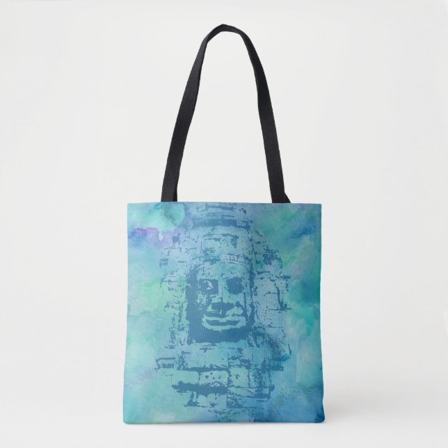 Bolsa Tote Bayon Face Blue (Frente)
