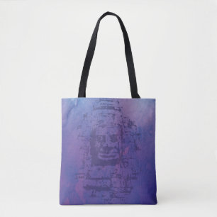 Bolsa Tote Bayon Face Purple