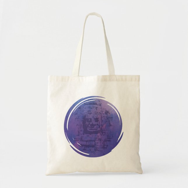 Bolsa Tote Bayon Face Purple (Frente)