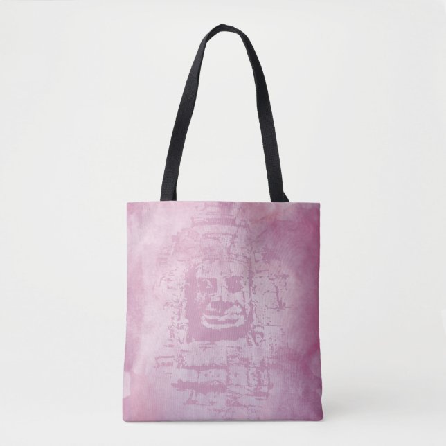 Bolsa Tote Bayon Face Rosa (Frente)