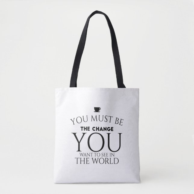 Bolsa Tote Be change black (Frente)