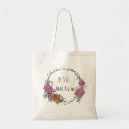 Bolsa Tote Be Still and Know Tote Bag