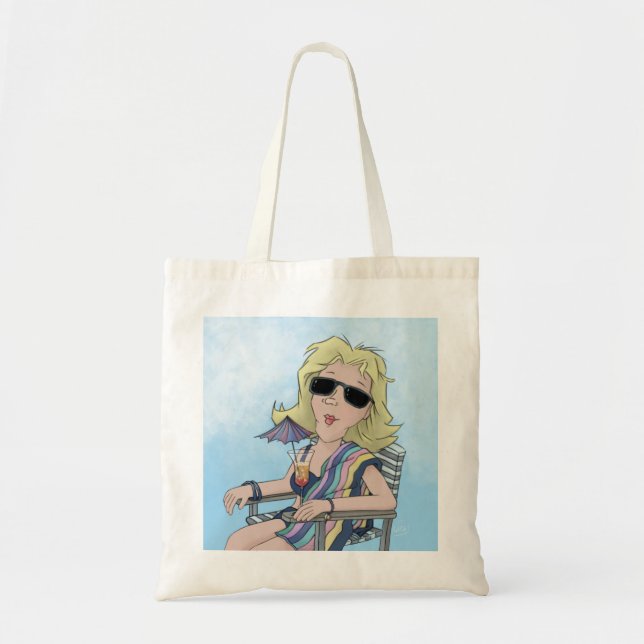 Bolsa Tote Beach Babe Tote Bag (Frente)