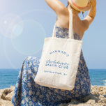 Bolsa Tote Beach Bachelorette Retro Modern Personalizado<br><div class="desc">Este bolsa casado sem esforço retro charme com um moderno toque de praia,  criando um na moda e acessório funcional para sua solteira. Personalize-o com nomes,  datas,  ou uma mensagem especial,  fazer-a como um guardião único e apreciado para o seu partido noiva.</div>