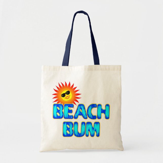 Bolsa Tote Beach Bum Sunshine Say Canvas (Frente)