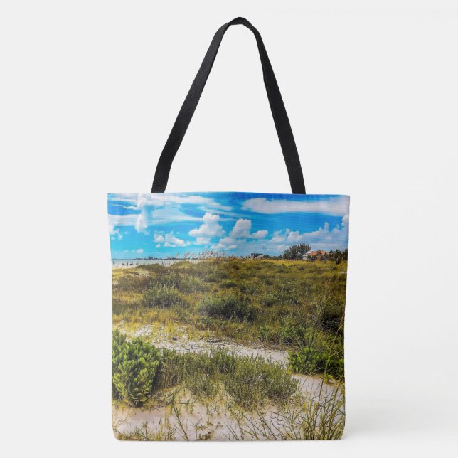 Bolsa Tote Beach Greens (Frente)