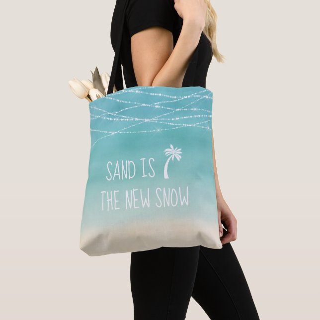 Bolsa Tote Beach Sand é a nova neve #Florida Winter (Close Up)