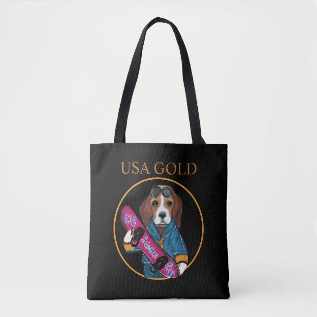 BOLSA TOTE  BEAGLE (Frente)