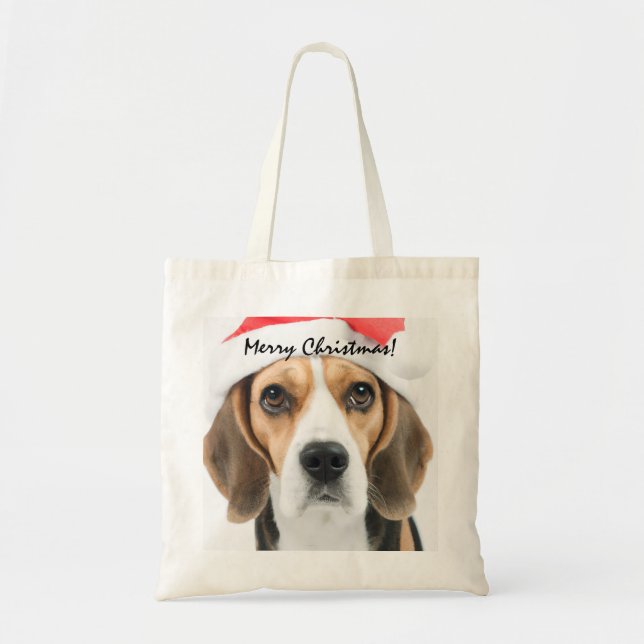 Bolsa Tote Beagle Christmas (Frente)