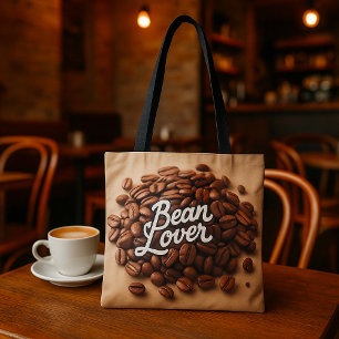 Bolsa Tote Bean Lover Café Feijão Estético