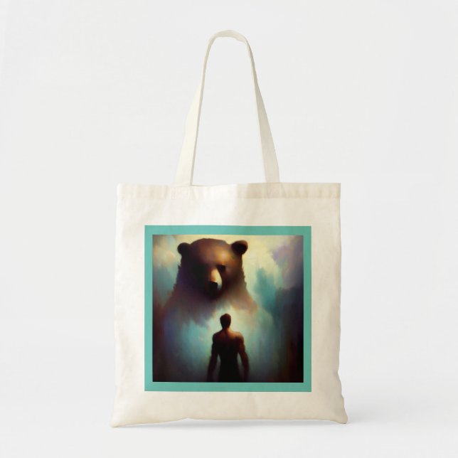 Bolsa Tote Bear Animal Espirituoso 1 (Frente)