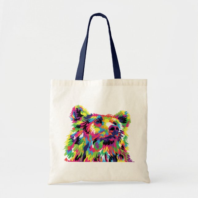 Bolsa Tote Bear Spirit Pop Art (Frente)