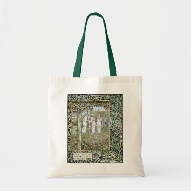 Bolsa Tote Beardsley: Morte D'Arthur (Frente)