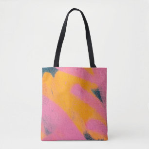 Bolsa Tote Beautiful bright colorful street art graffiti back