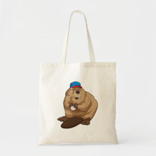 Bolsa Tote Beaver no Baseball com Baseball