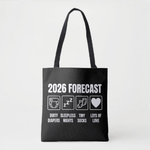 Bolsa Tote Bebê Chegando Em Breve Previsão 2026 Chuveiro De B