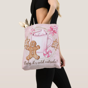 Bolsa Tote Bebê está frio fora do saco