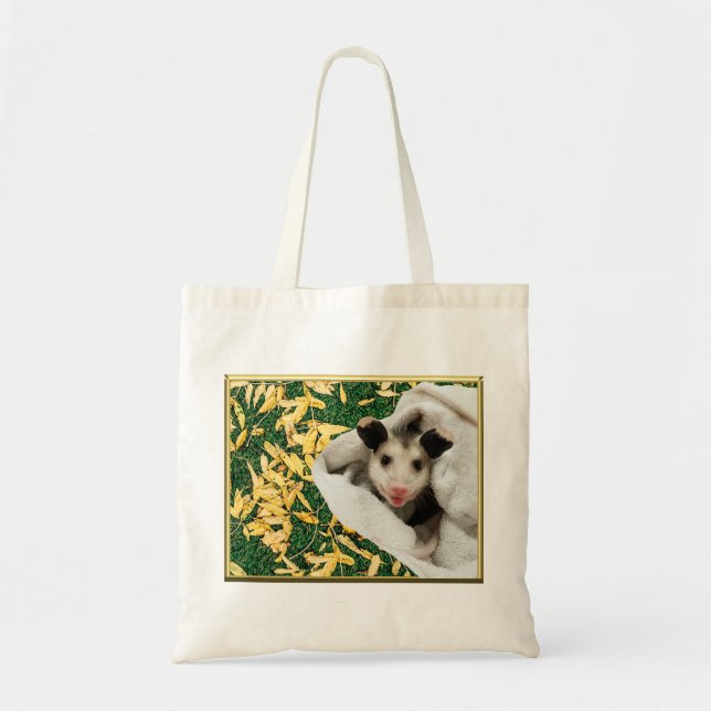 Bolsa Tote Bebê Gambá Adorável e Doce (Frente)