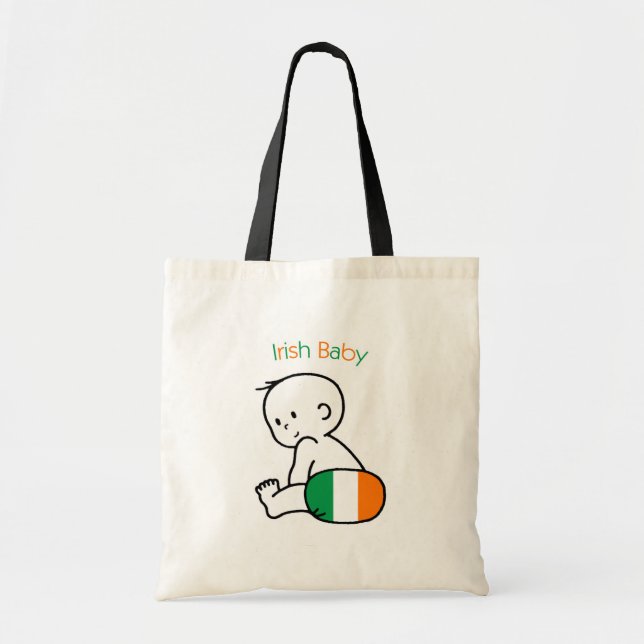 Bolsa Tote Bebê irlandês (Frente)
