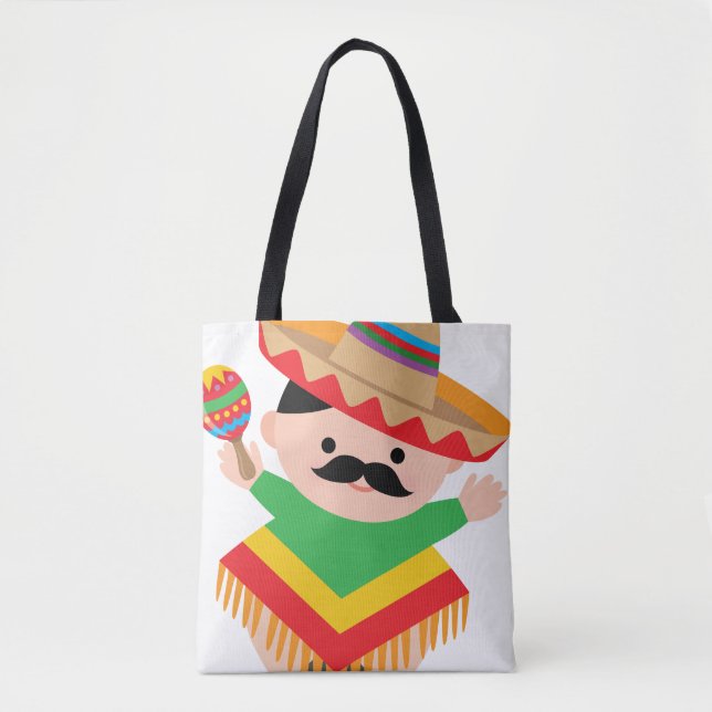 Bolsa Tote Bebê Muchacho, saco da festa (Frente)