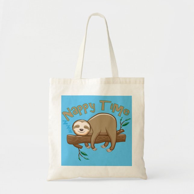 Bolsa Tote Bebê Preguiça (Frente)