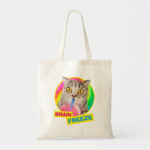 Bolsa Tote Bebendo de Gato