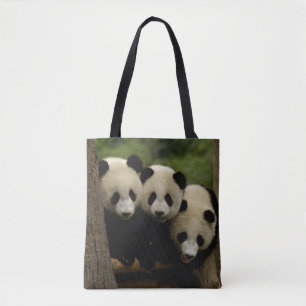 Bolsa Tote bebês de panda gigante (Ailuropoda melanoleuca)