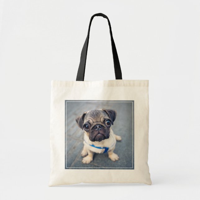 Bolsa Tote Bebês Mais Pobres | Baby Pug (Frente)
