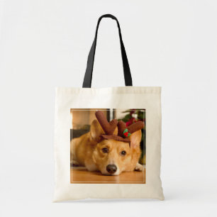 Bolsa Tote Bebês Mais Pobres Berna de Natal de Corgi