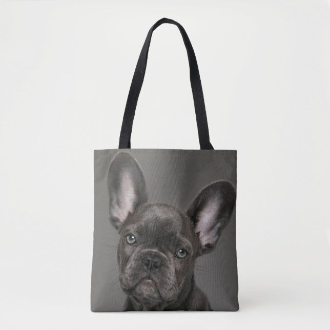 Bolsa Tote Bebês Mais Pobres | Buldogue francês (Frente)