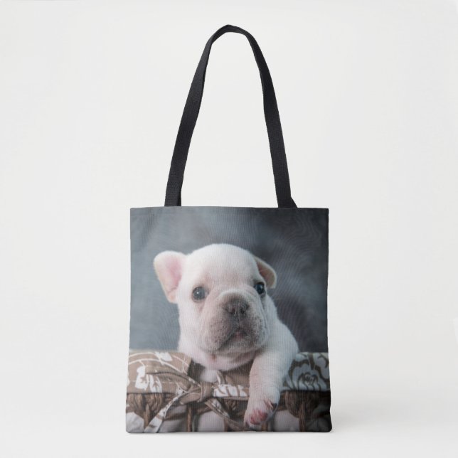 Bolsa Tote Bebês Mais Pobres | Buldogue francês (Frente)