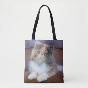 Bolsa Tote Bebês Mais Pobres Calico Pérsico Kitten