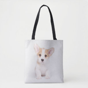 Bolsa Tote Bebês Mais Pobres Corgi Branco