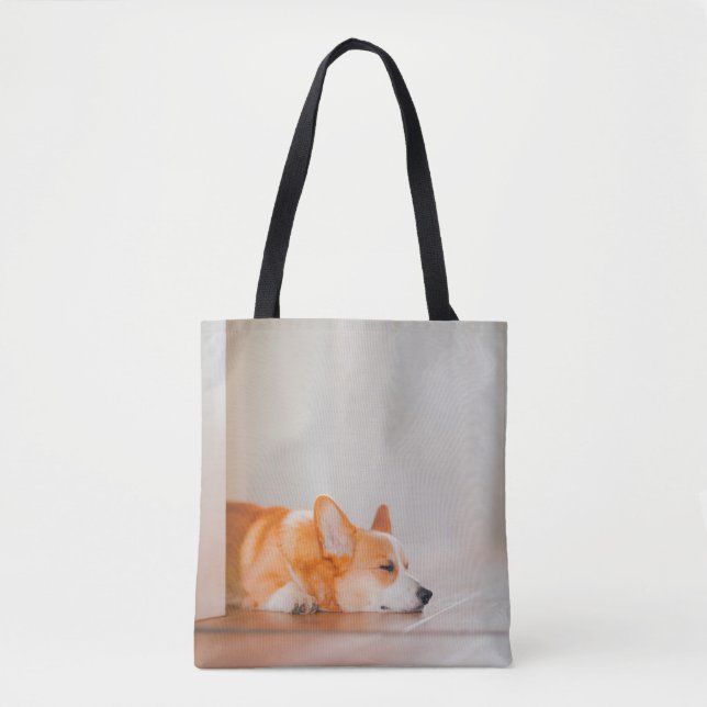 Bolsa Tote Bebês Mais Pobres | Dormência De Corgi (Frente)
