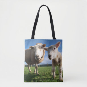 Bolsa Tote Bebês Mais Pobres Lamb e mamãe recém-nascidos