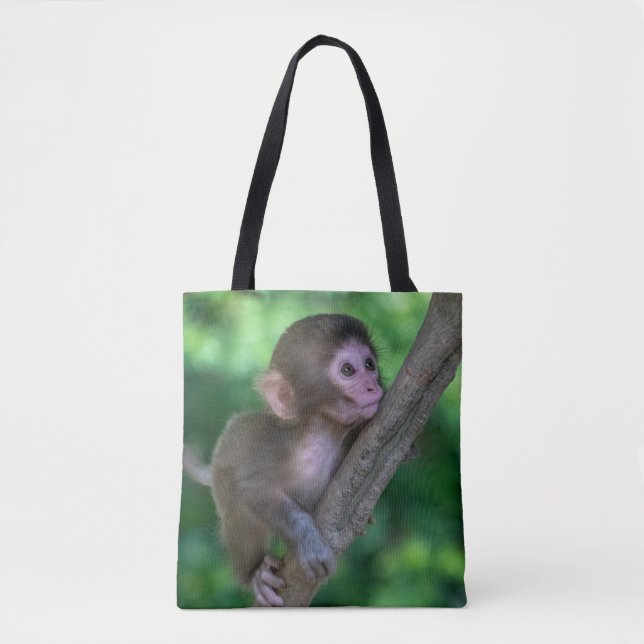 Bolsa Tote Bebês Mais Pobres | Macaco Bebê (Frente)