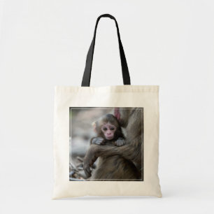 Bolsa Tote Bebês Mais Pobres   Macaco japonês e bebê