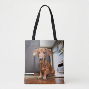 Bolsa Tote Bebês Mais Pobres Mini Dachshund Puppy